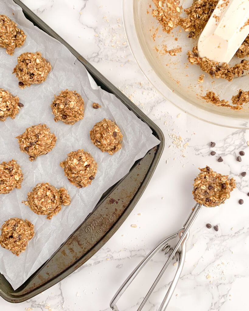 This no bake cookie recipe can be easily meal prepped and frozen for up to 3 months!