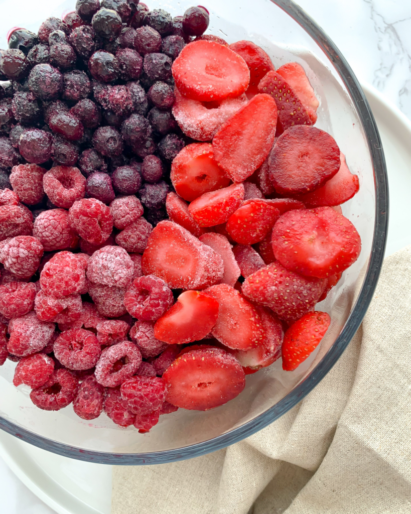 FROZEN BERRIES ARE PERFECT FOR MAKING FREEZER JAM