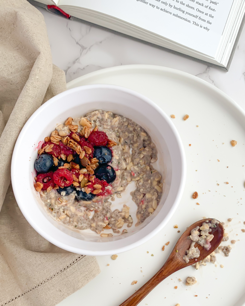 Meal prep your overnight oats for breakfast