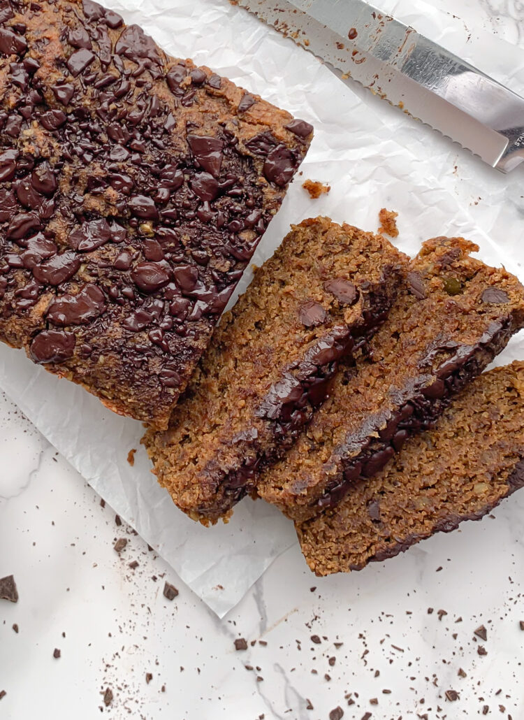 sliced healthy breakfast bread