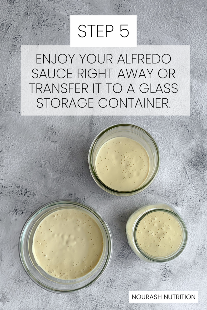 how to make dairy-free Alfredo sauce step 5