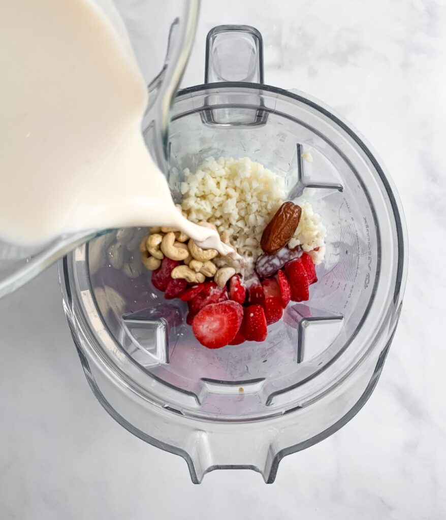 strawberry cauliflower smoothie recipe