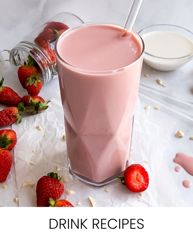 Healthy drink recipes including smoothies, hot drinks and family-friendly beverages