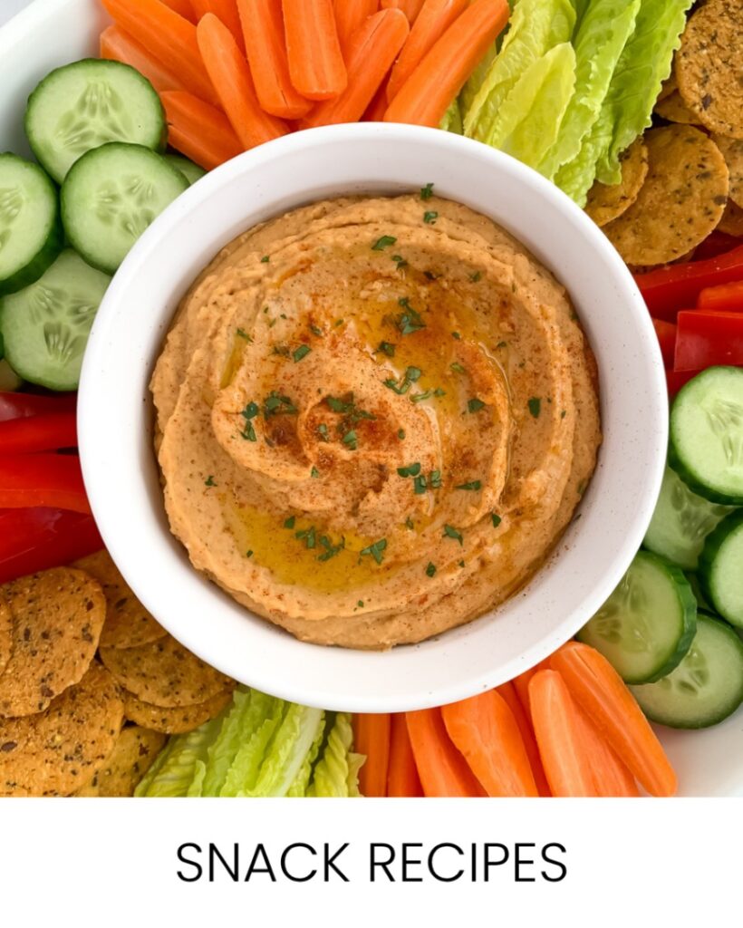 Healthy snack recipes for kids and families including no-bake snacks, granola bars, dips and balanced treats